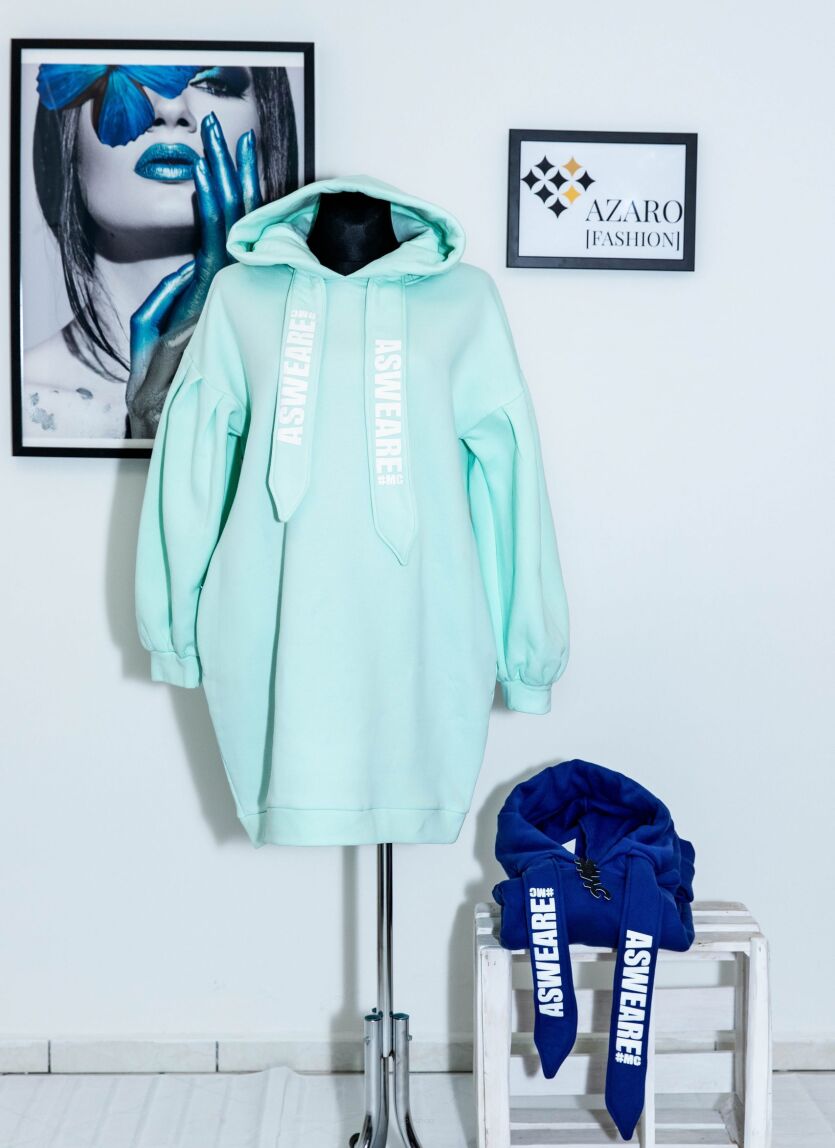 Bluza z kapturem ocieplana Miss Pocket