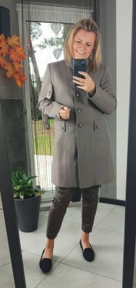 Luksusowy płaszcz wełniany Luca