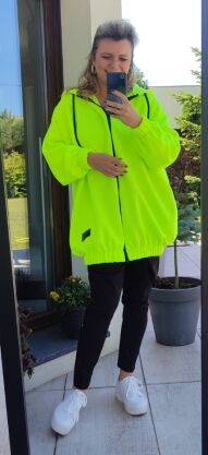 Bluza dzianinowa oversize Neon