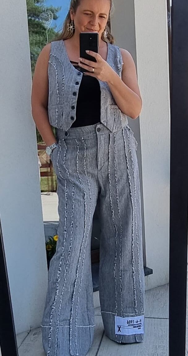 Kamizelka do kompletu ze spodniami Gilet Grey II