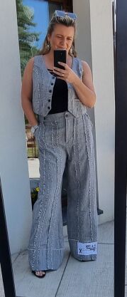 Kamizelka do kompletu ze spodniami Gilet Grey II